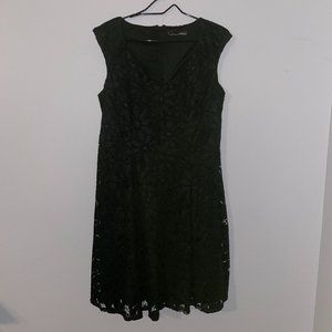 Chetta B Black Lace Dress Size 14 *115